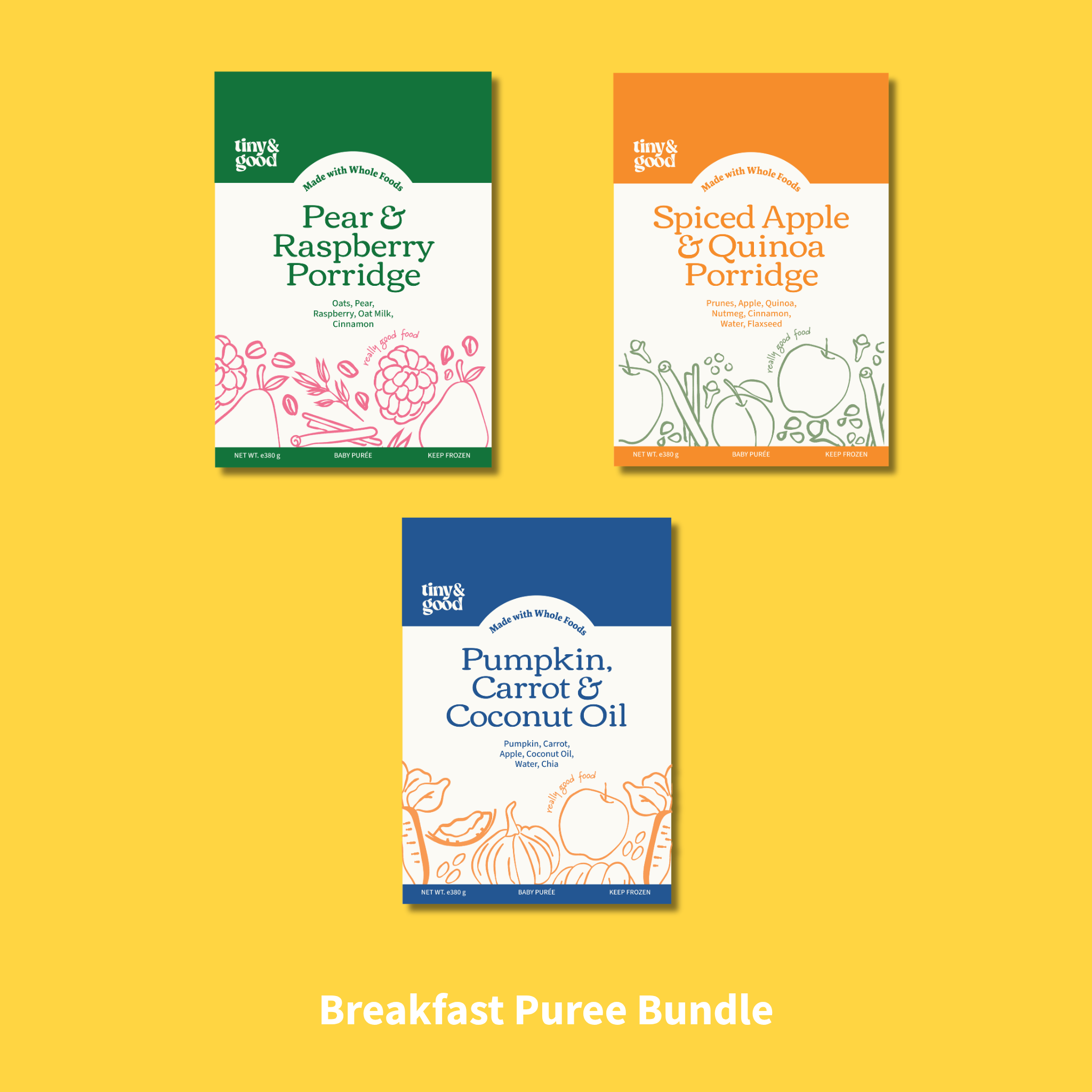 Breakfast Puree Bundle | 12-15 Servings Per Bundle