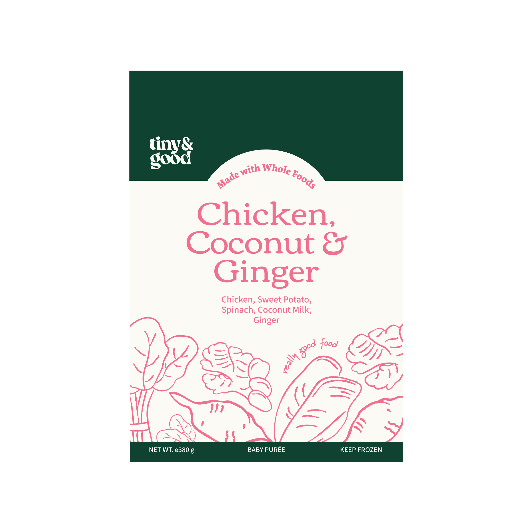 Chicken, Coconut & Ginger | 4 Servings per pack