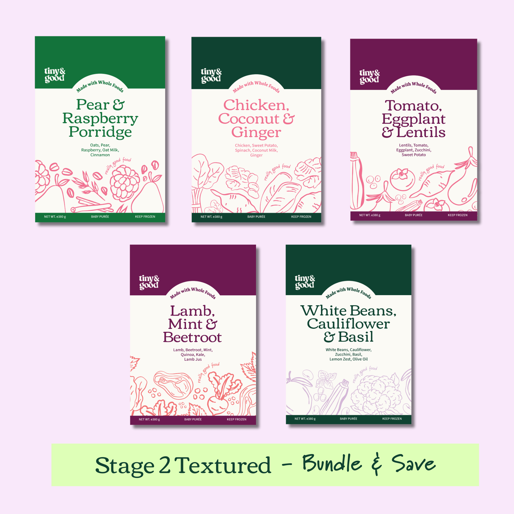 Stage 2 - Textured Bundle | 20-30 servings per bundle