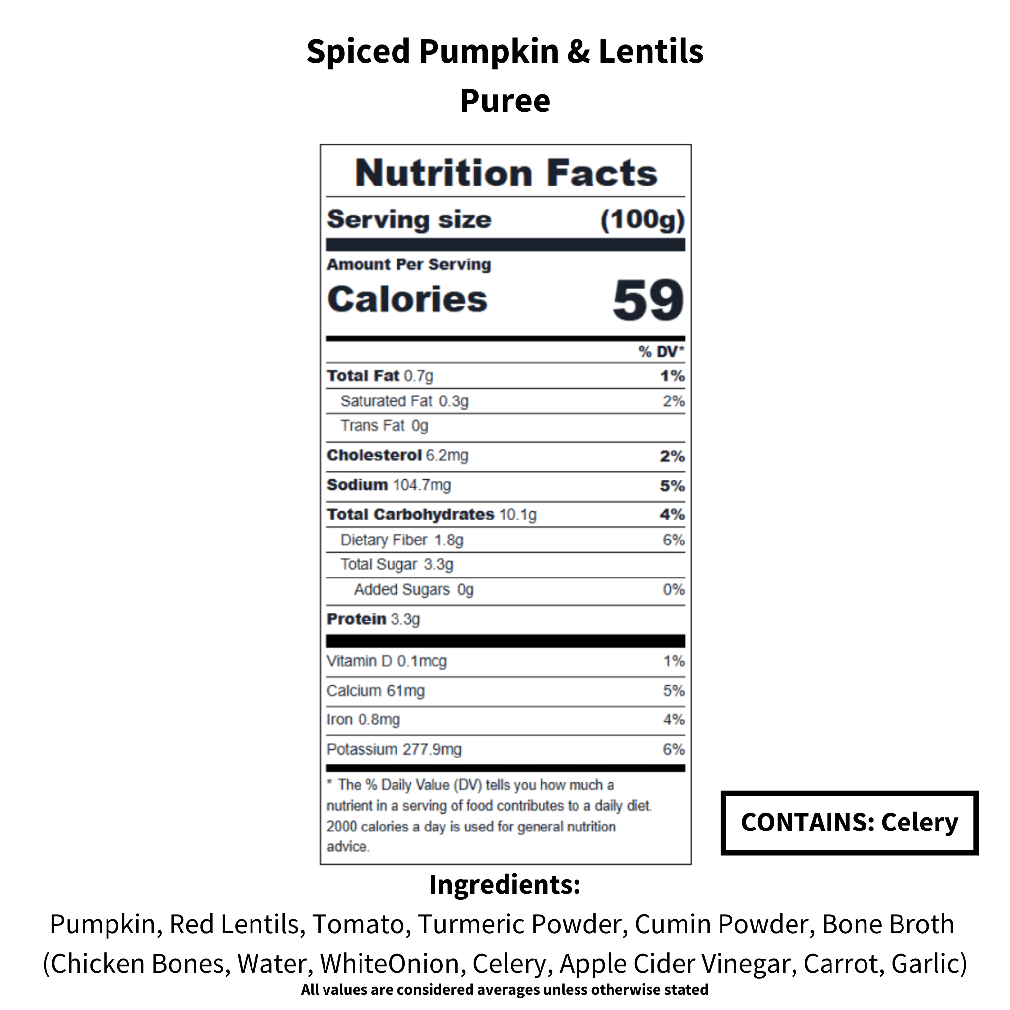 Spiced Pumpkin & Lentils | 4 Servings per pack
