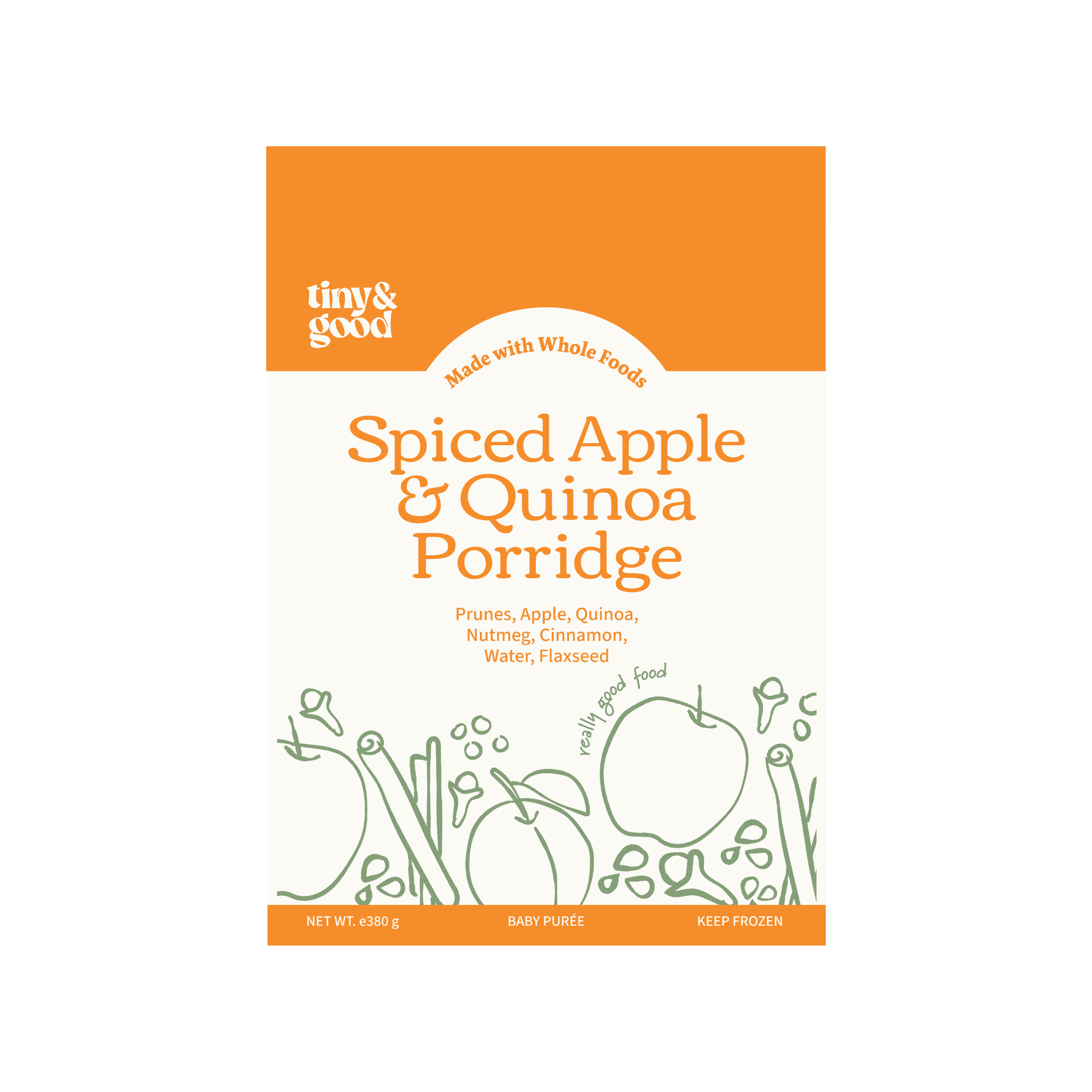 Spiced Apple & Quinoa Porridge | 4 Servings per pack
