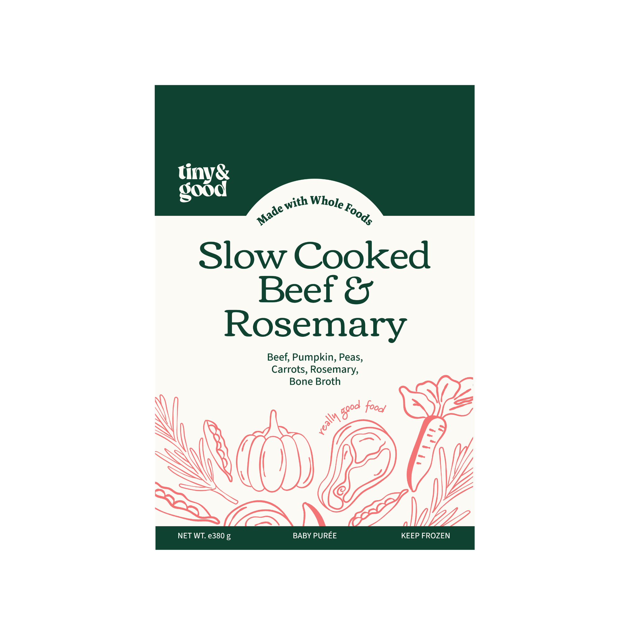 Slow Cooked Beef & Rosemary | 4 Servings per pack