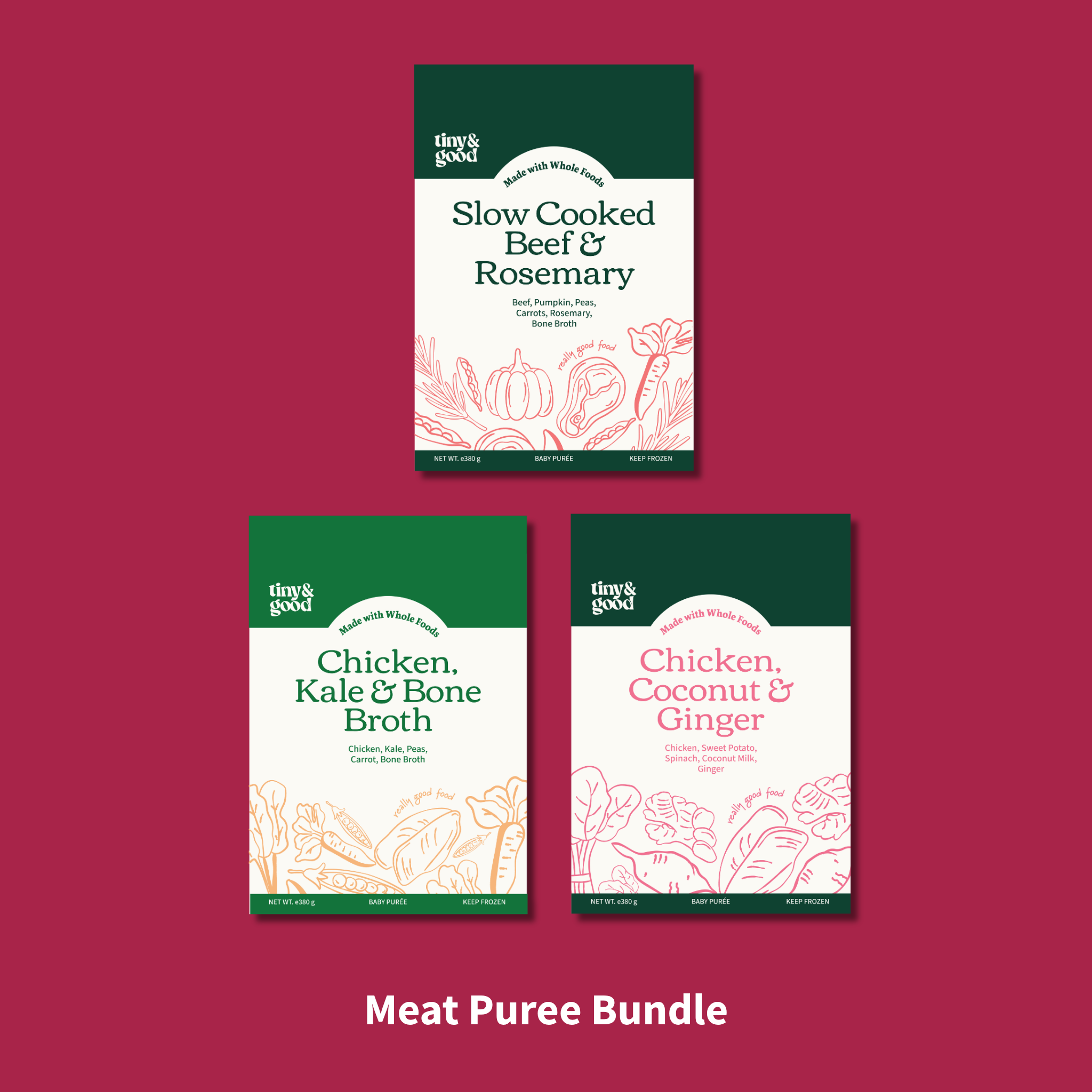 Meat Puree Bundle | 12-15 Servings Per Bundle
