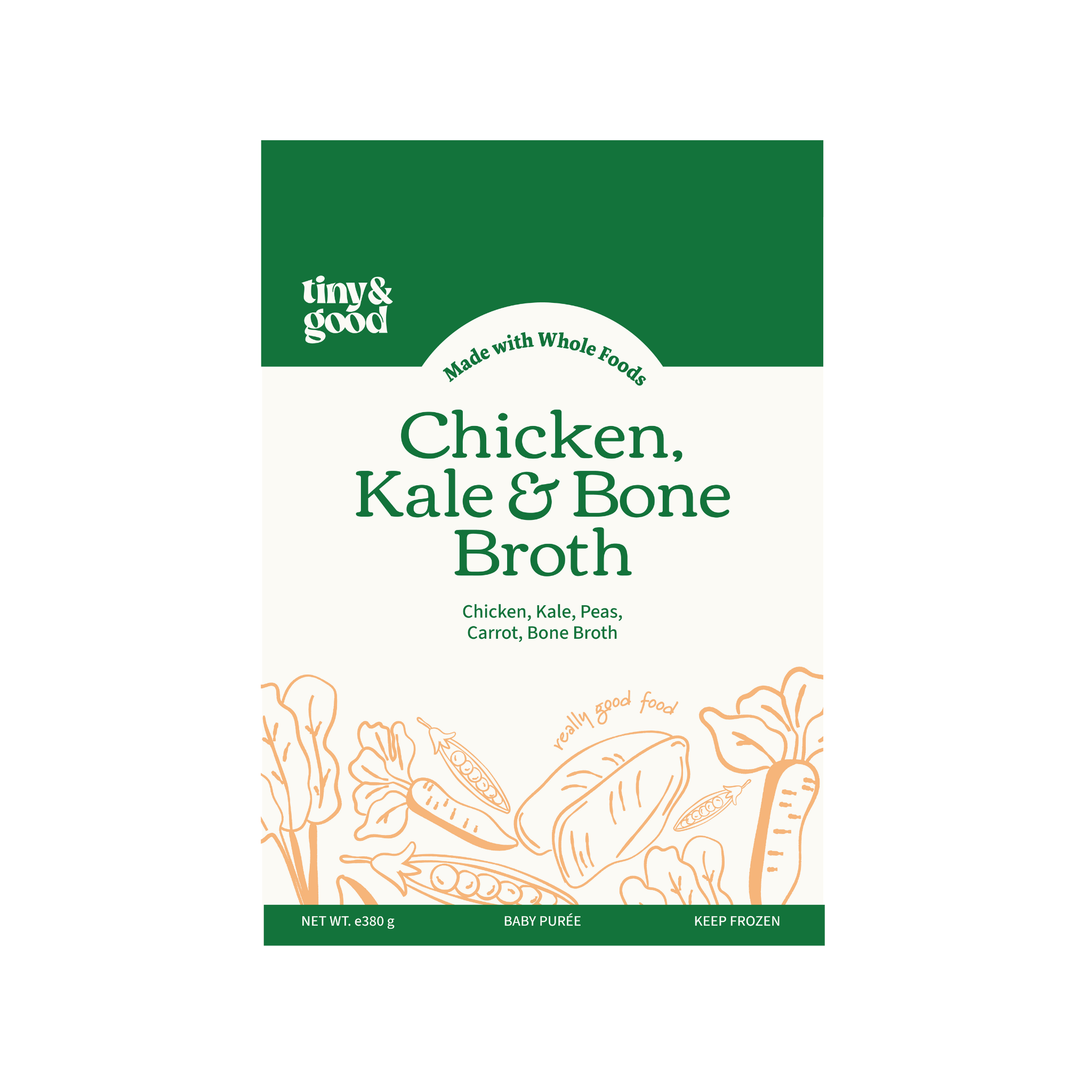 Chicken, Kale & Bone Broth | 4 Servings per pack