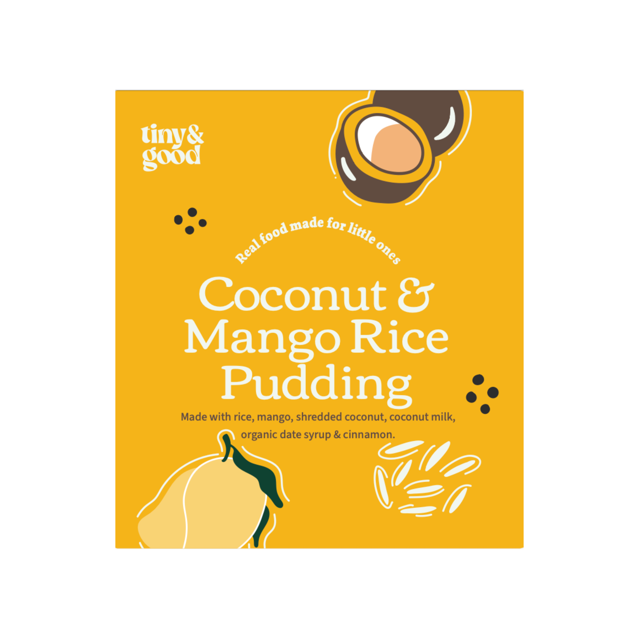 Coconut & Mango Rice Pudding