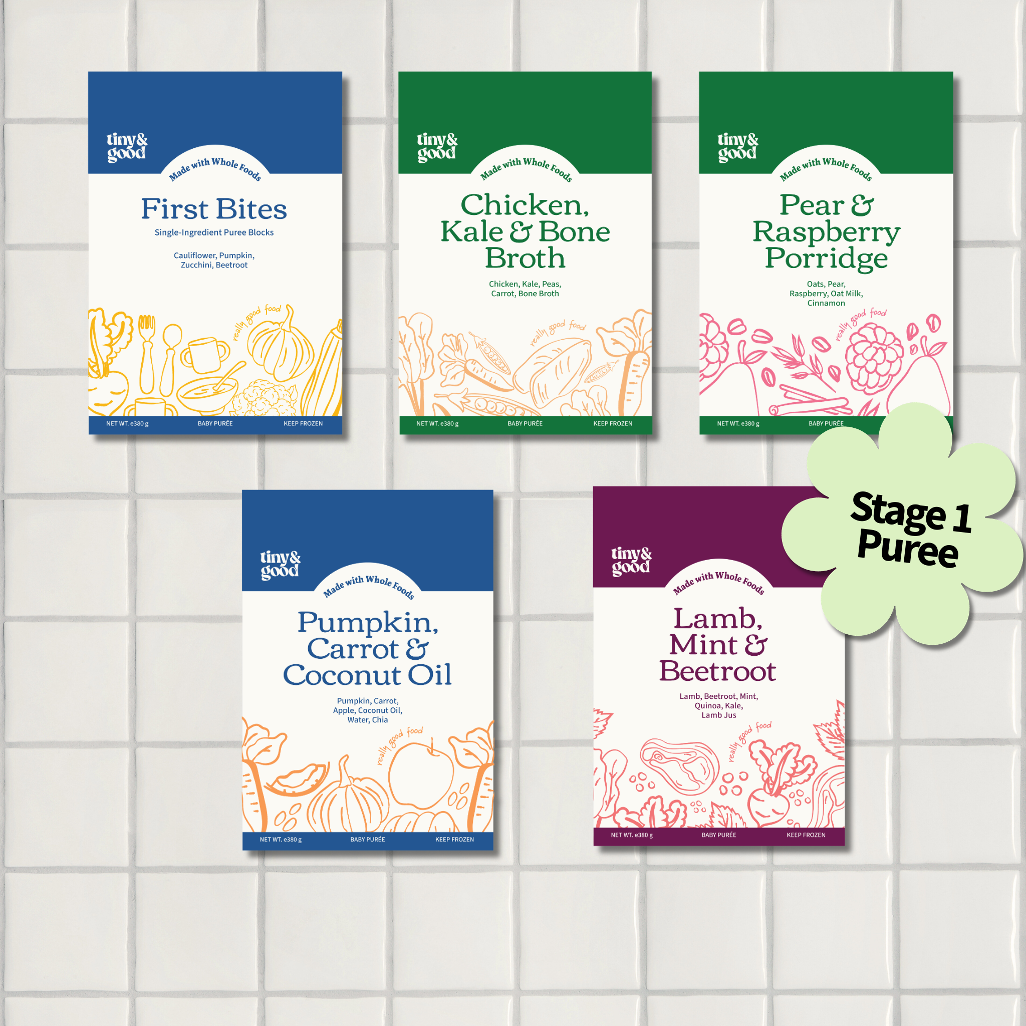 Starting Solids Puree Bundle | 20-30 servings per bundle